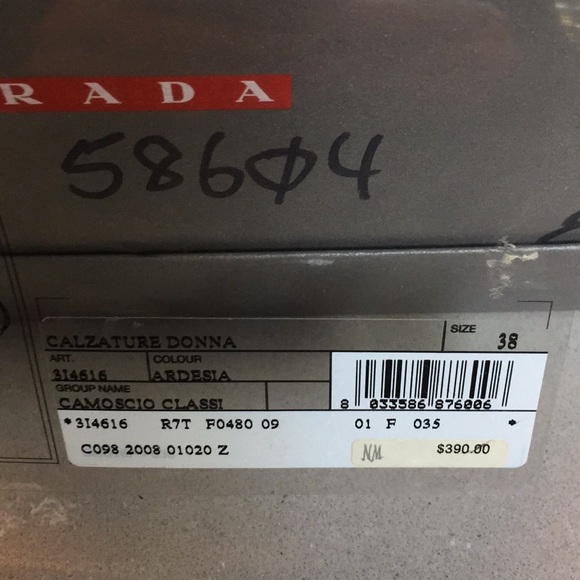 PRADA Calzature Donna Suede Kitten Heels - Picture 7 of 8